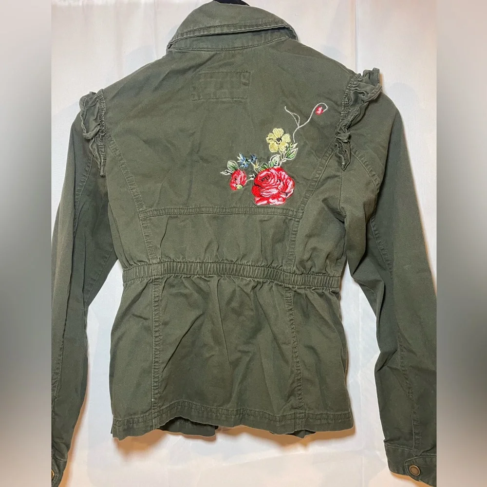 Tahari Big Girl Khaki Jacket Size 14/16 - Picture 2 of 8